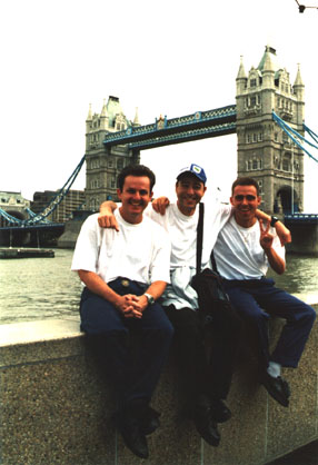 Philipp, Adnan und ich vor Tower Bridge London