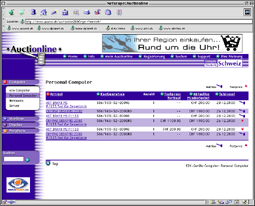 Screenshot Auctionline2000 Screenshot Auctionline2000