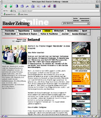 Screenshot BaslerZeitung Inland