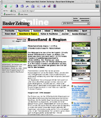 Screenshot BaslerZeitung Region