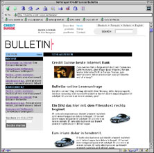 Screenshot CS Bulletin