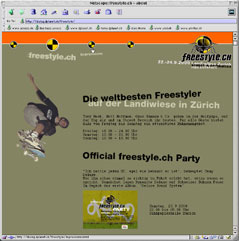 Screenshot Freestyle.ch