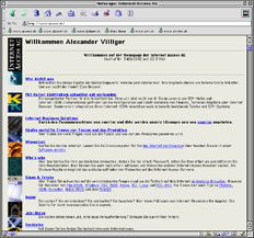 Screenshot Internet Access AG
