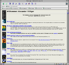 Screenshot Internet Access AG Screenshot Internet Access AG