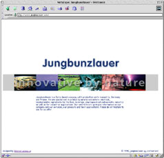 Screenshot Jungbunzlauer Screenshot Jungbunzlauer