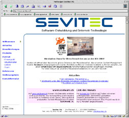 Screenshot Sevitec