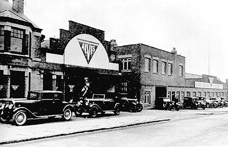 Alvis Car Fabrik um 1930 