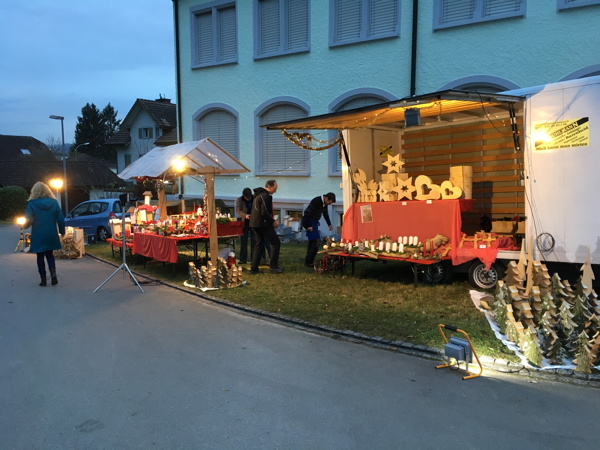 Impressionen vom Weihnachtsmarkt Ganterschwil 2016