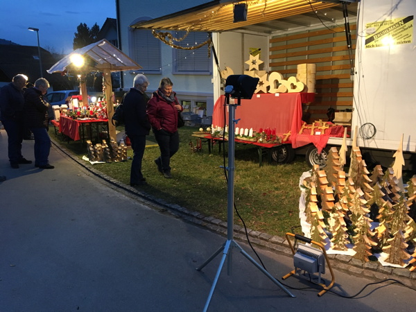 Impressionen vom Weihnachtsmarkt Ganterschwil 2016