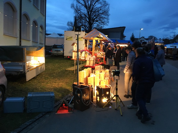 Impressionen vom Weihnachtsmarkt Ganterschwil 2016