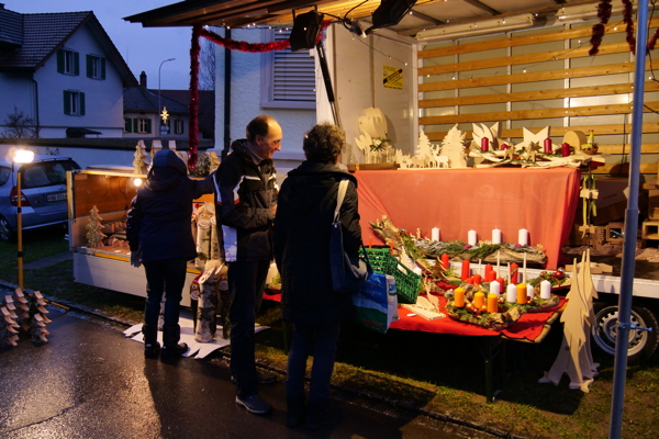 Impressionen vom Weihnachtsmarkt Ganterschwil 2017