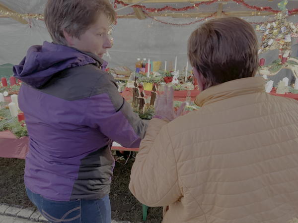 Impressionen vom Weihnachtsmarkt 2023 in Ganterschwil